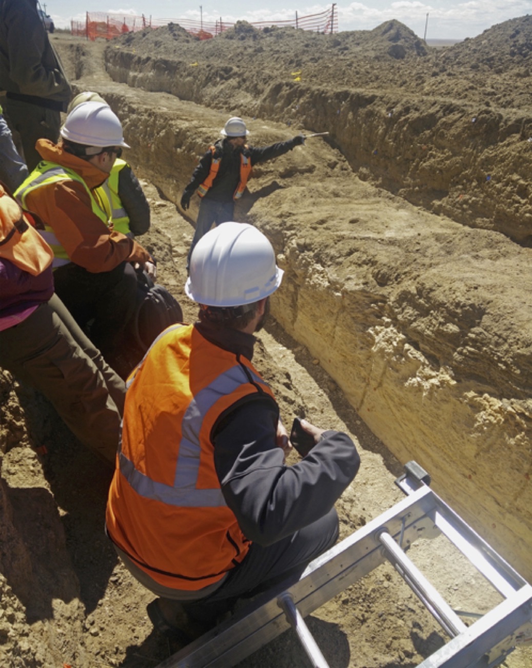Colorado Geological Survey trenching the Cheraw Fault Colorado School